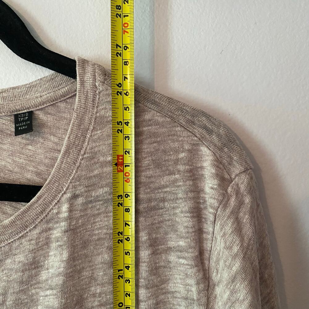 ATM Pink Purple Oversized Crewneck T-Shirt Cotton Blend Women's size XS / Small - Picture 7 of 8